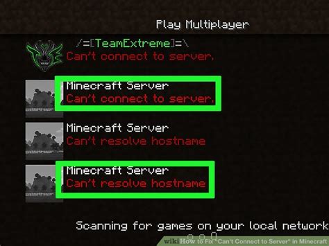 minecraft windows 10 can't join server.